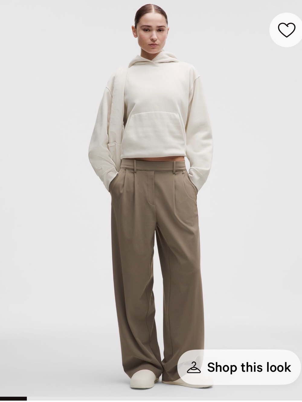 lululemon athletica Women Wide-Leg Daydrift pants in ash gray